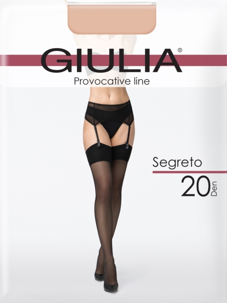 Панчохи Giulia 2225 Segreto daino 20 Den 3/4p світло-коричневі фото