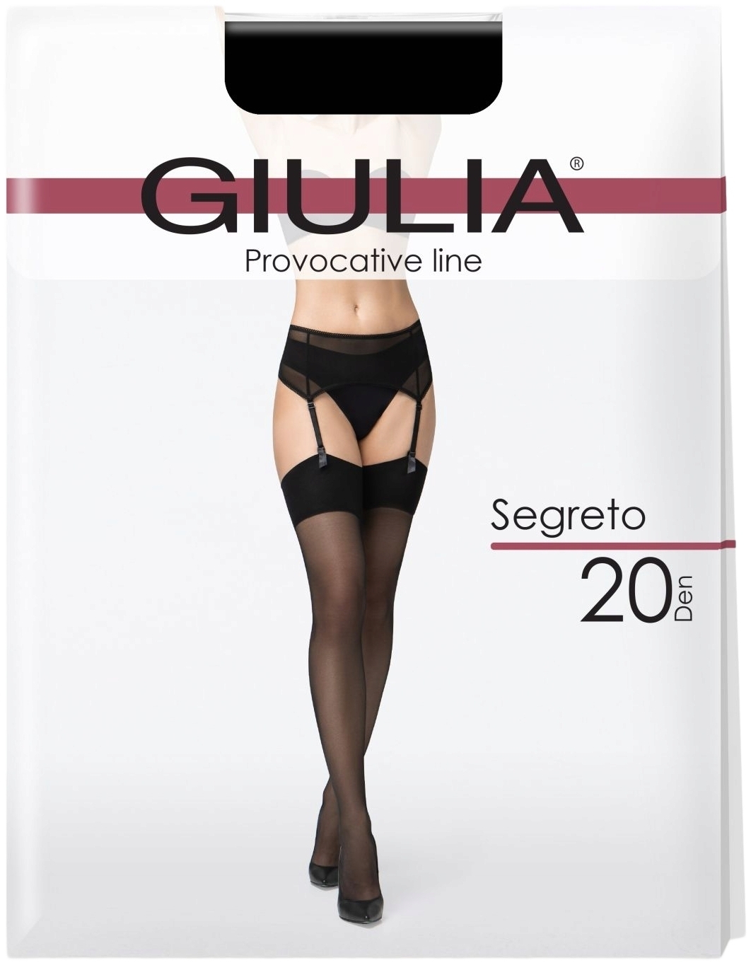 Панчохи Giulia 2225 Segreto nero 20 Den 3/4p чорні