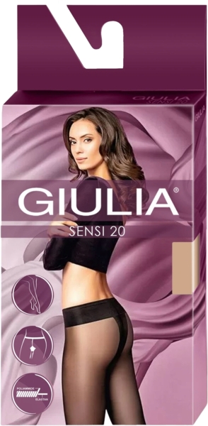 Колготки Giulia 7031 Sensi caramel 20 Den 4p карамельные фото 