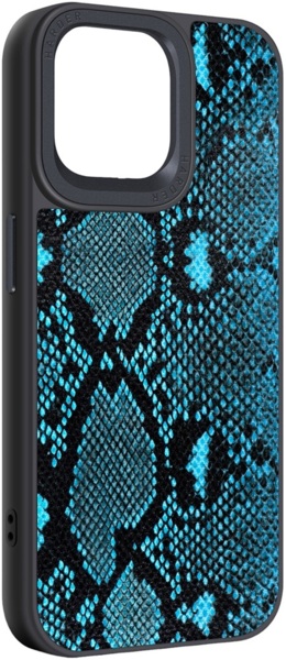 

Чехол Harder Genuine Snake для Apple iPhone 15 Pro Max Dark Blue (ARM76784)