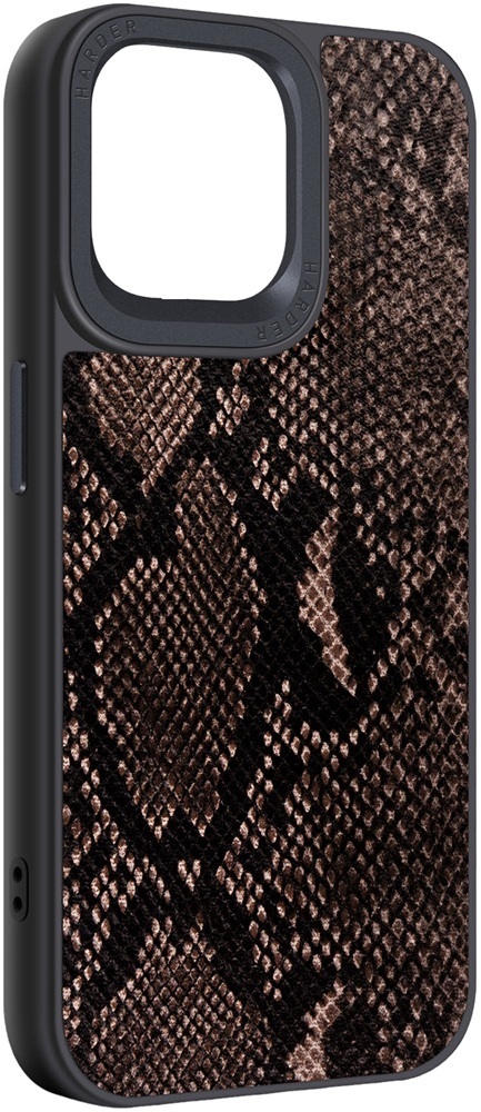 Чехол Harder Genuine Snake для Apple iPhone 15 Pro Max Black (ARM76786) фото 1