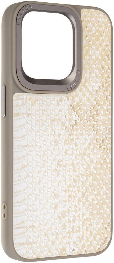Чехол Harder Snake Pattern для Apple iPhone 15 Pro White Cream (ARM76795) фото 1