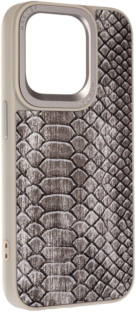 Чохол Harder Lizard для Apple iPhone 15 Pro Grey (ARM76872)