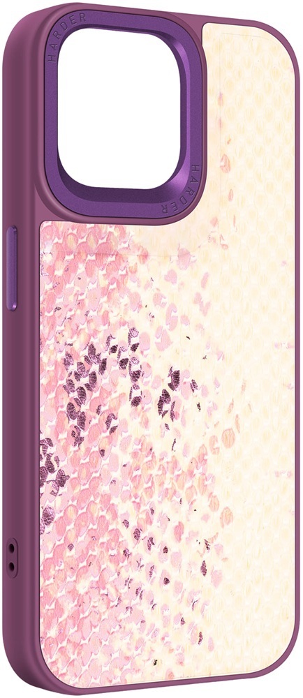 Чохол Harder Snake Pattern для Apple iPhone 14 Pro Max Pink (ARM76815)