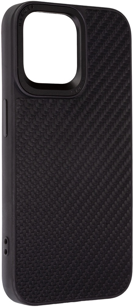 Чехол Harder Carbon Pattern для Apple iPhone 14 Pro Max Black (ARM76780) фото 1