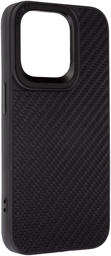 Чехол Harder Carbon Pattern для Apple iPhone 14 Pro Black (ARM76779) фото 1