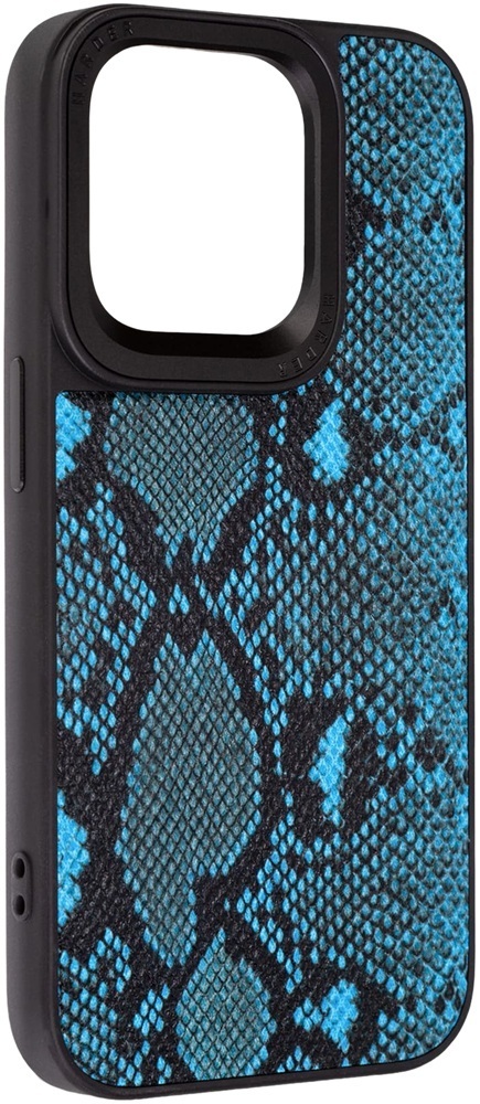 Чехол Harder Genuine Snake для Apple iPhone 14 Pro Dark Blue (ARM76787) фото 1