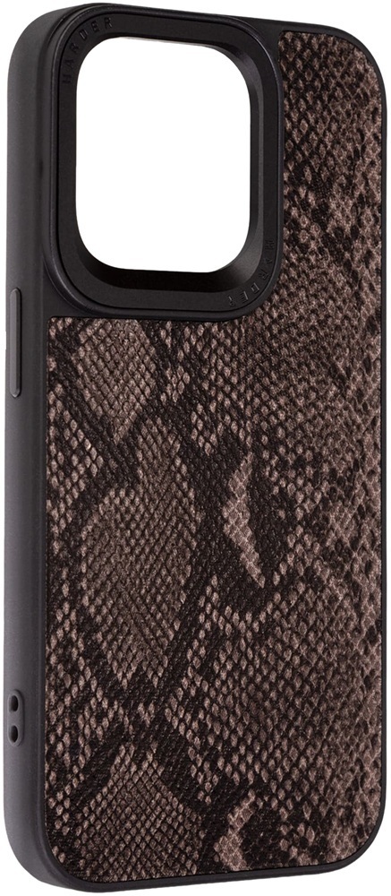 Чехол Harder Genuine Snake для Apple iPhone 14 Pro Black (ARM76789) фото 1