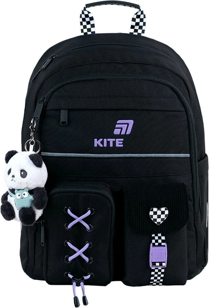 Школьный рюкзак Kite Education Panda Love K26-584M-2 фото 1