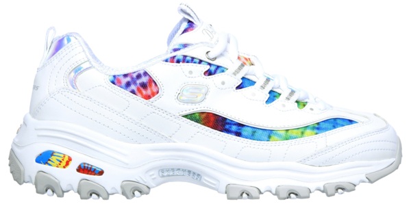 Кроссовки женские Skechers D'Lites - Summer Fiesta 149015W WMLT 38,5 (8,5 US) белые фото 
