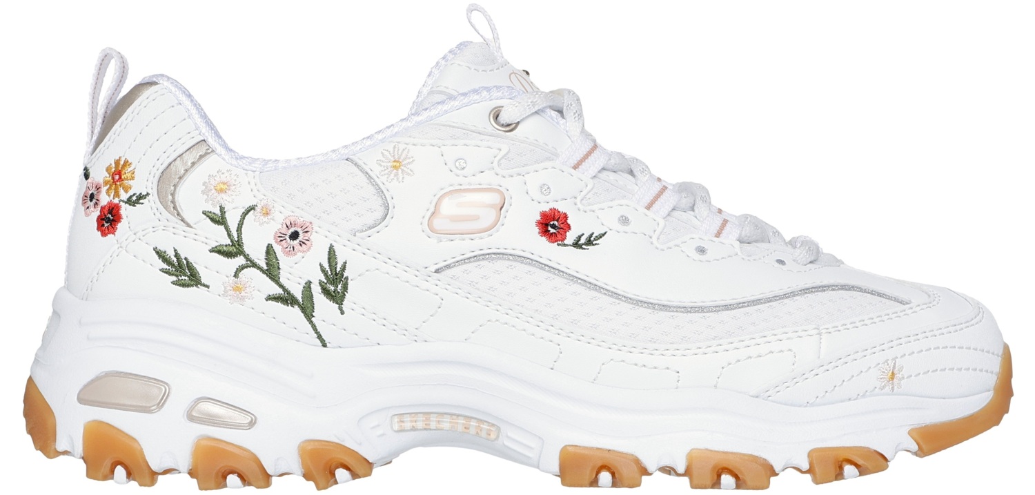 Кроссовки женские Skechers D'Lites - Spring Bloom 150553 WHT 39 (9 US) белые