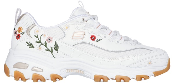 Кроссовки женские Skechers D'Lites - Spring Bloom 150553 WHT 37 (7 US) белые фото 