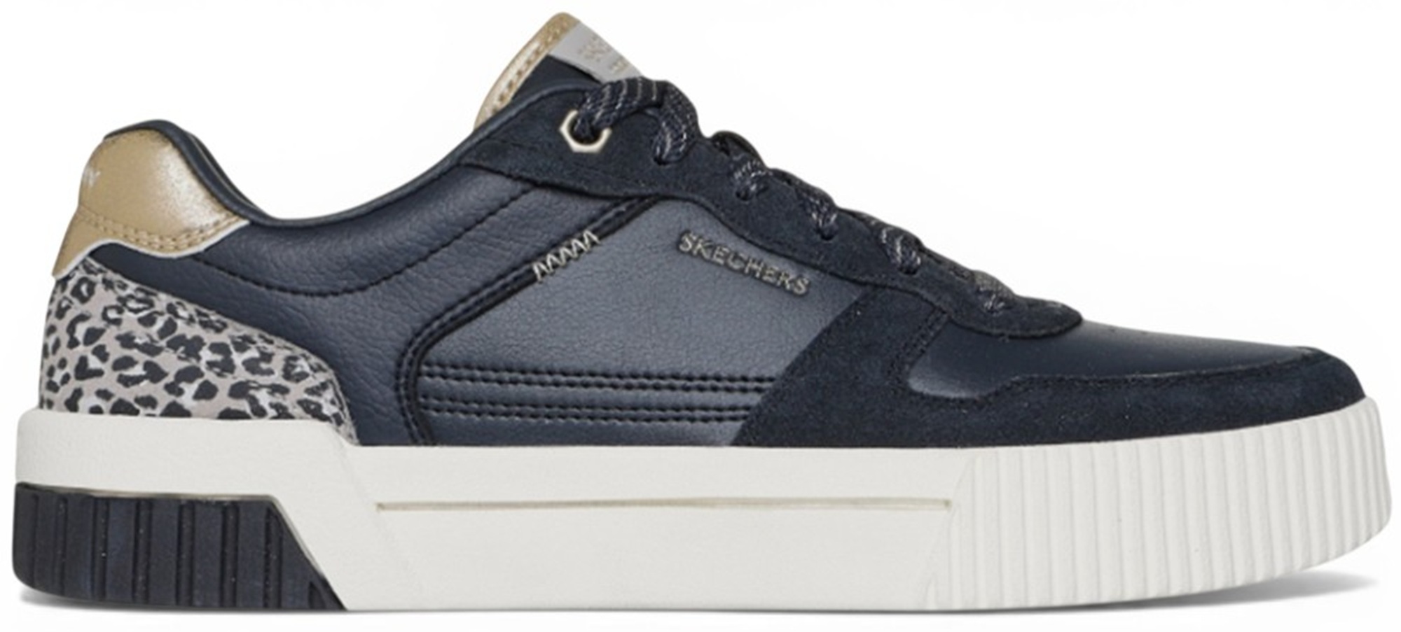 Кеды женские Skechers Jade 185390 BKMT 40 (10 US) черные фото 1