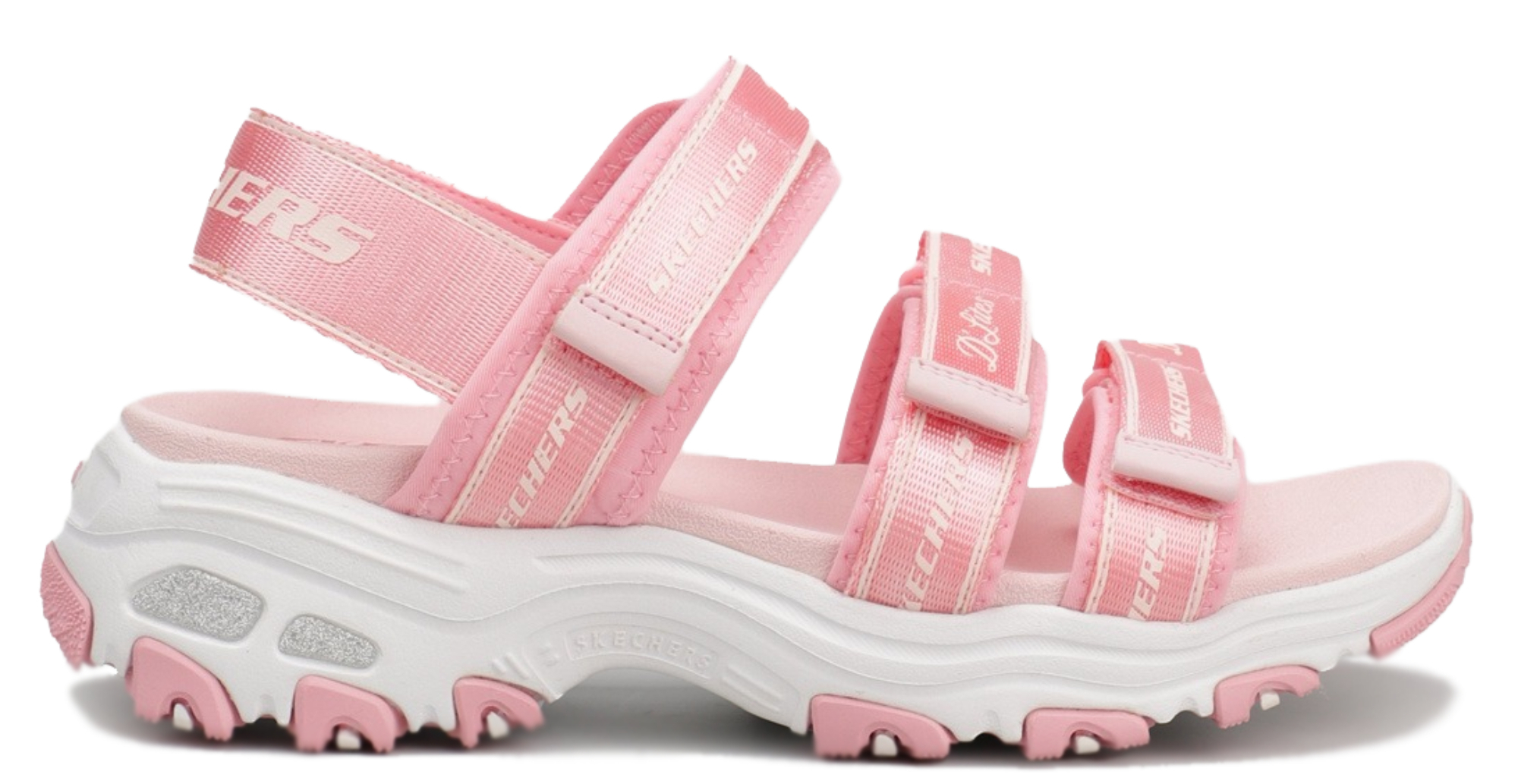 Сандали для девочек Skechers D'Lites 664167L PNK 32 (1 US) розовые фото 1