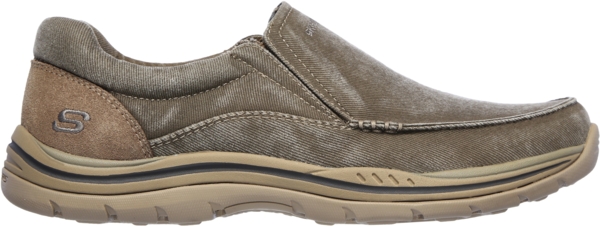 Мокасіни чоловічі Skechers Relaxed Fit: Expected - Avillo Wide Fit 64109EW KHK 43 (10 US) тауповіфото