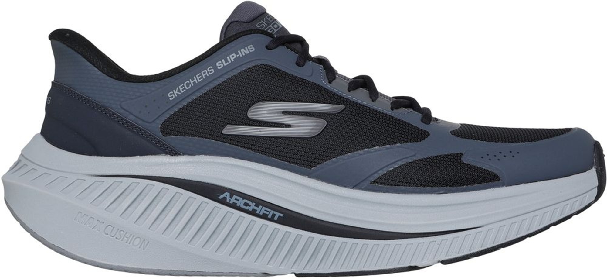 Кроссовки мужские Skechers GO WALK Max Cushioning Arch Fit 216351 BKCC 43 (10 US) серые фото 1