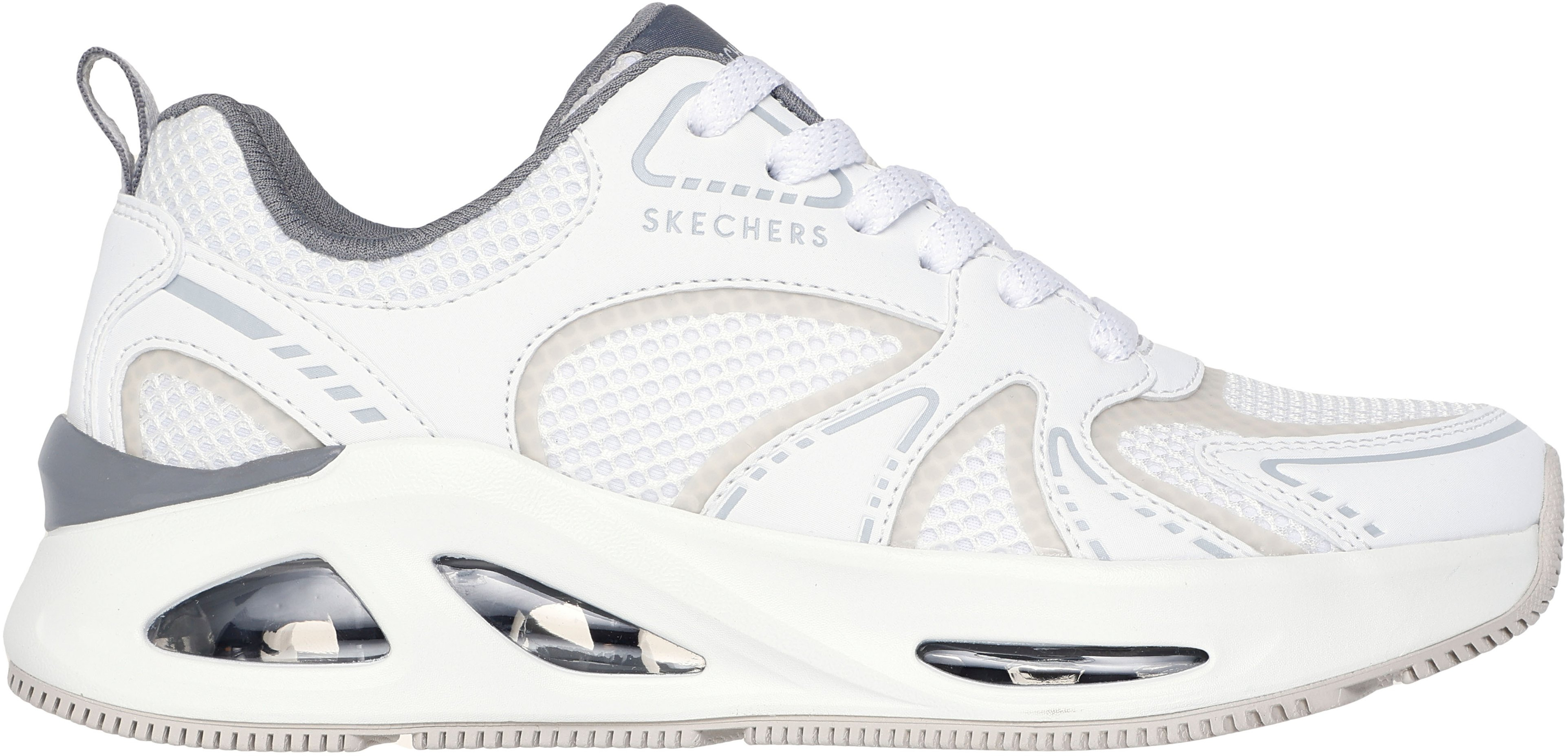 Кроссовки женские Skechers UNO Ego 177474 WGY 39 (9 US) белые фото 1