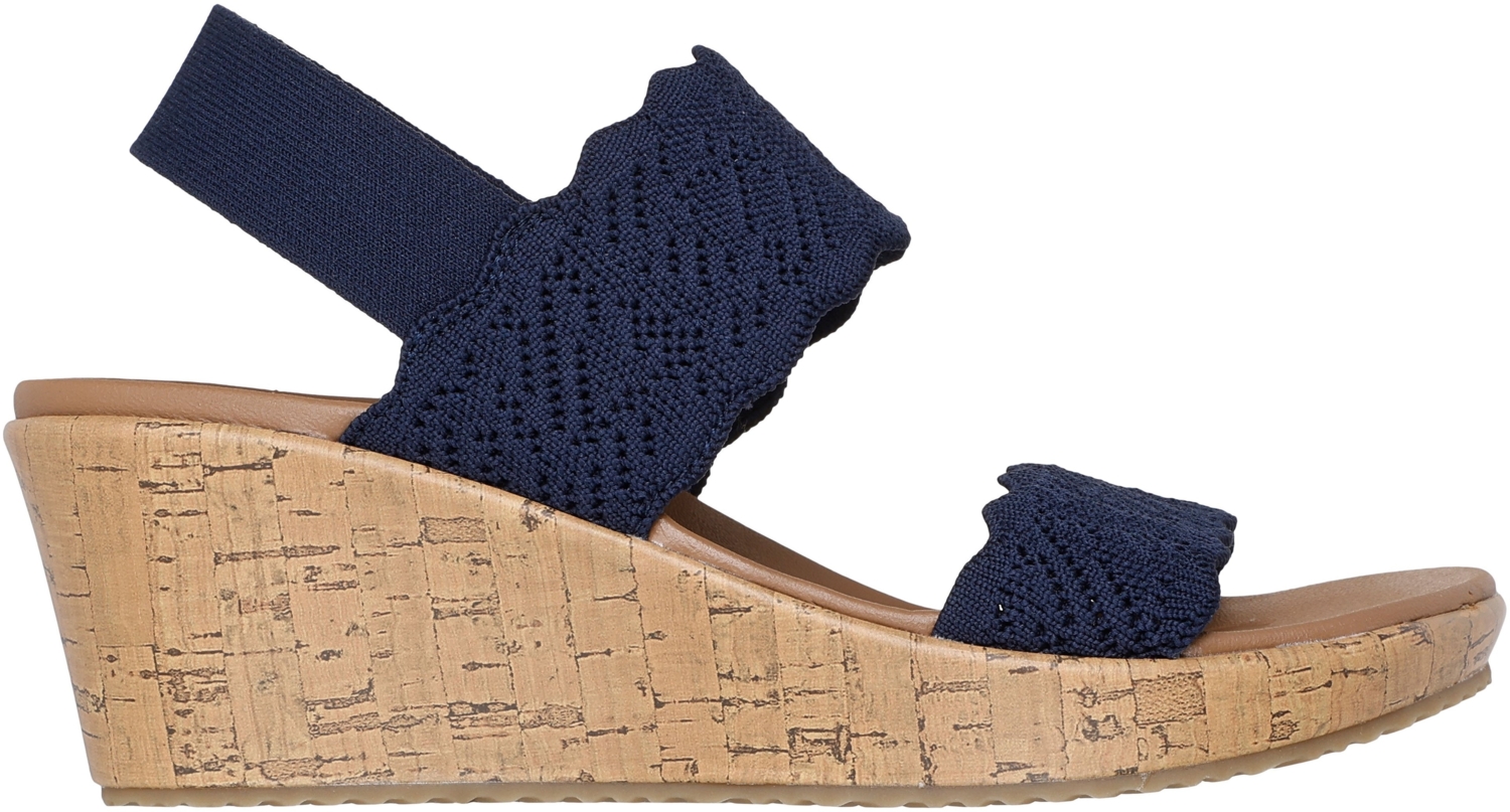 Босоножки женские Skechers Beverlee - Timeless Touch 119591 NVY 38 (8 US) темно-синие