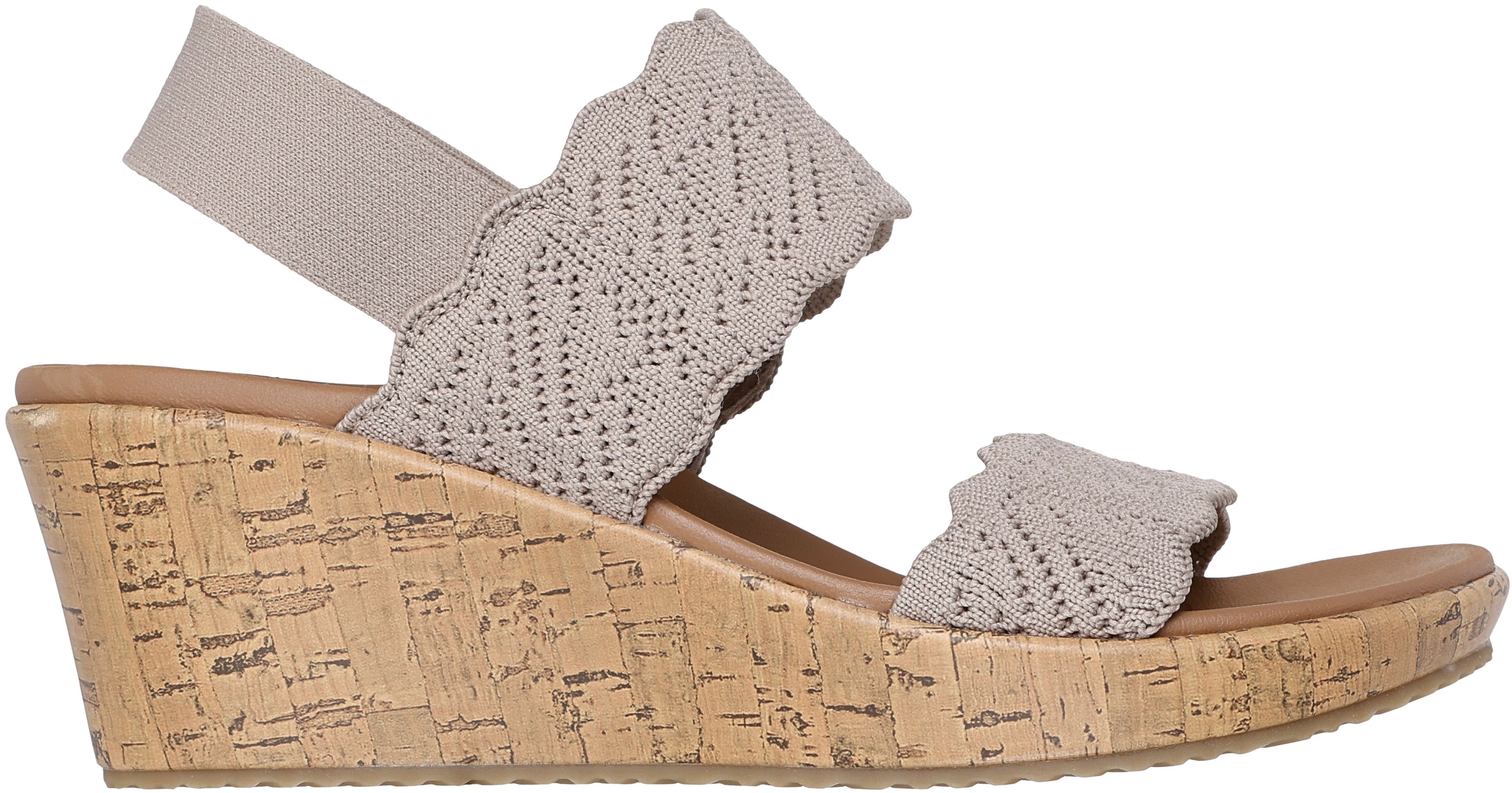 Босоножки женские Skechers Beverlee - Timeless Touch 119591 TPE 38 (8 US) бежевые фото 1