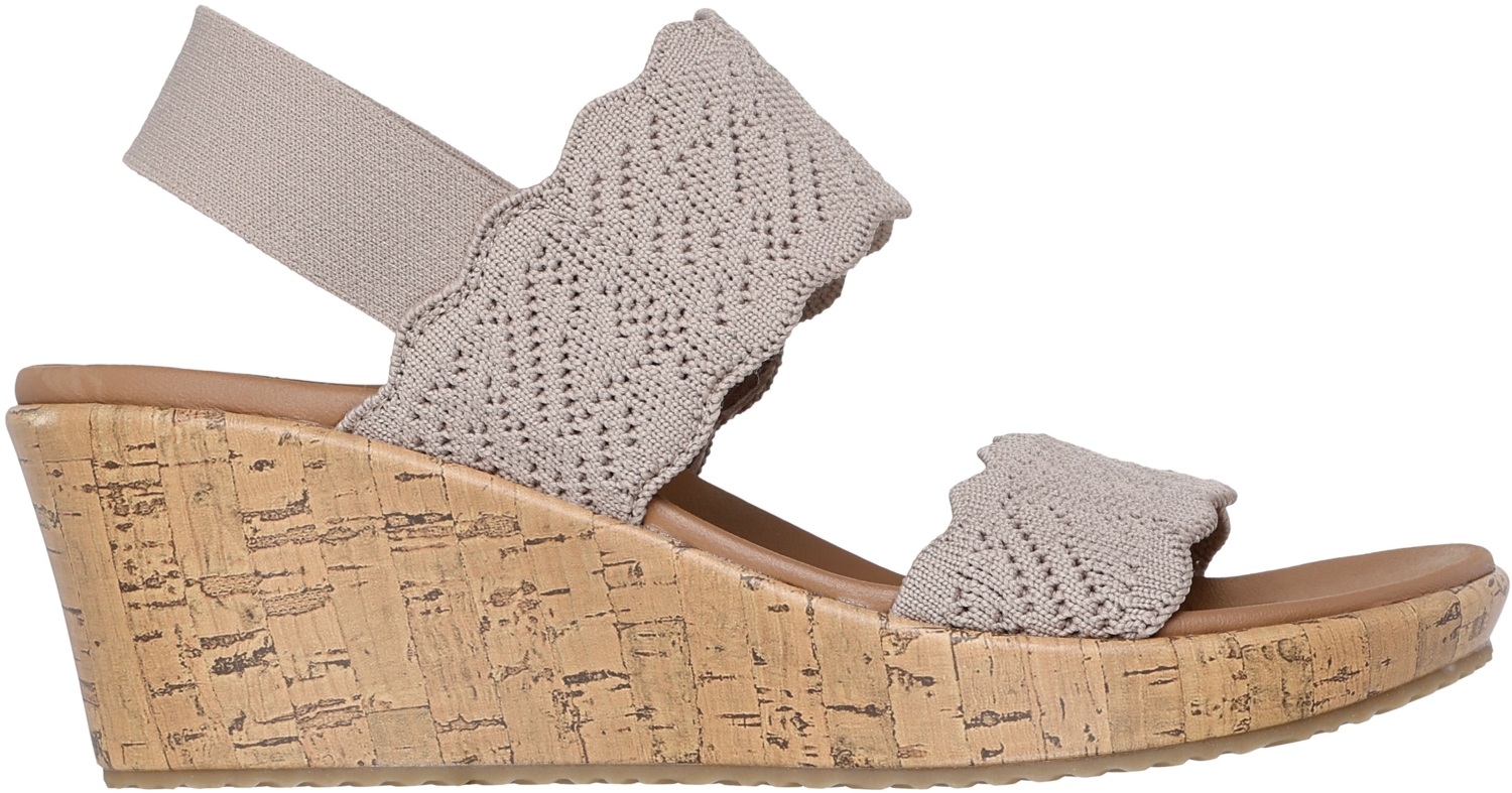 Босоножки женские Skechers Beverlee - Timeless Touch 119591 TPE 39 (9 US) бежевые