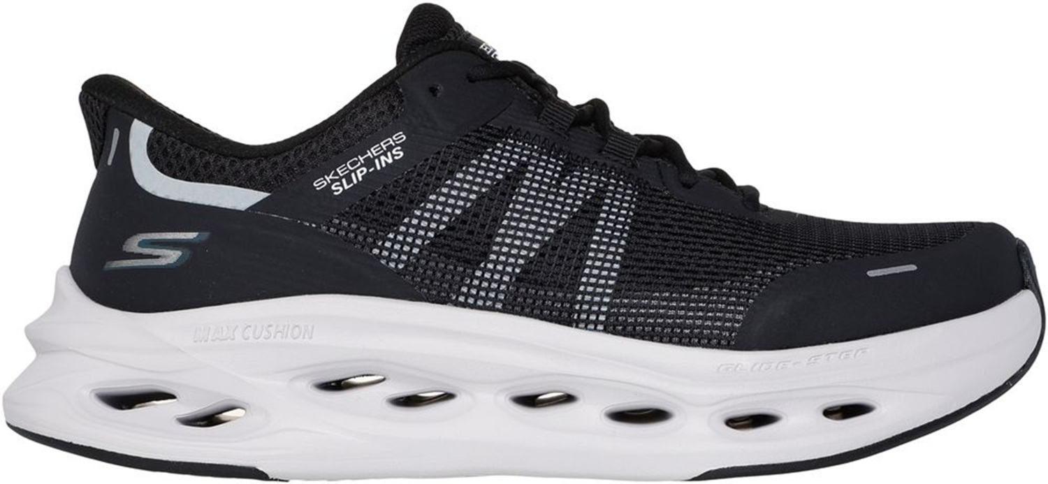 Кроссовки женские Skechers Max Cushioning Glide-Step 129401 BKW 38 (8 US) черные