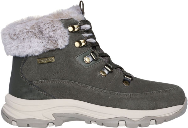 Ботинки женские Skechers Waterproof: Trego - Snow Worries 167882 OLV 36 (6 US) оливковые фото 