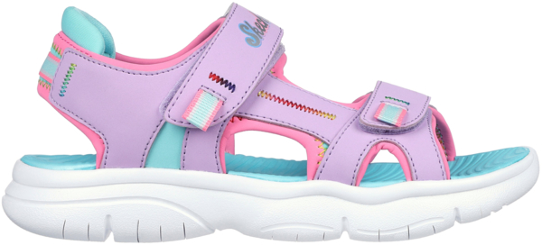 

Сандалии для девочек Skechers Flex Splash 302984L LVTQ 30 (13 US) бузковые