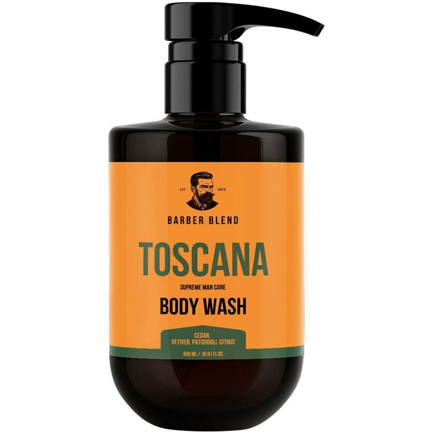 Парфумований гель для душу Barber Blend Toscana для чоловіків 500 мл фото1