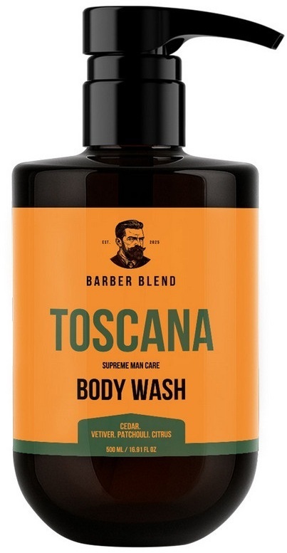 Парфюмированный гель для душа Barber Blend Toscana для мужчин 500 мл фото 1