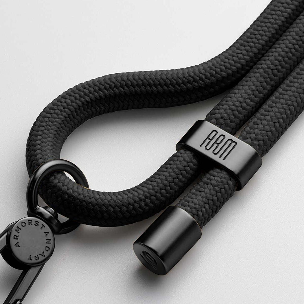 Ремешок для смартфона ArmorStandart Rope Black Onyx with Dark holder (ARM67195) фото 1