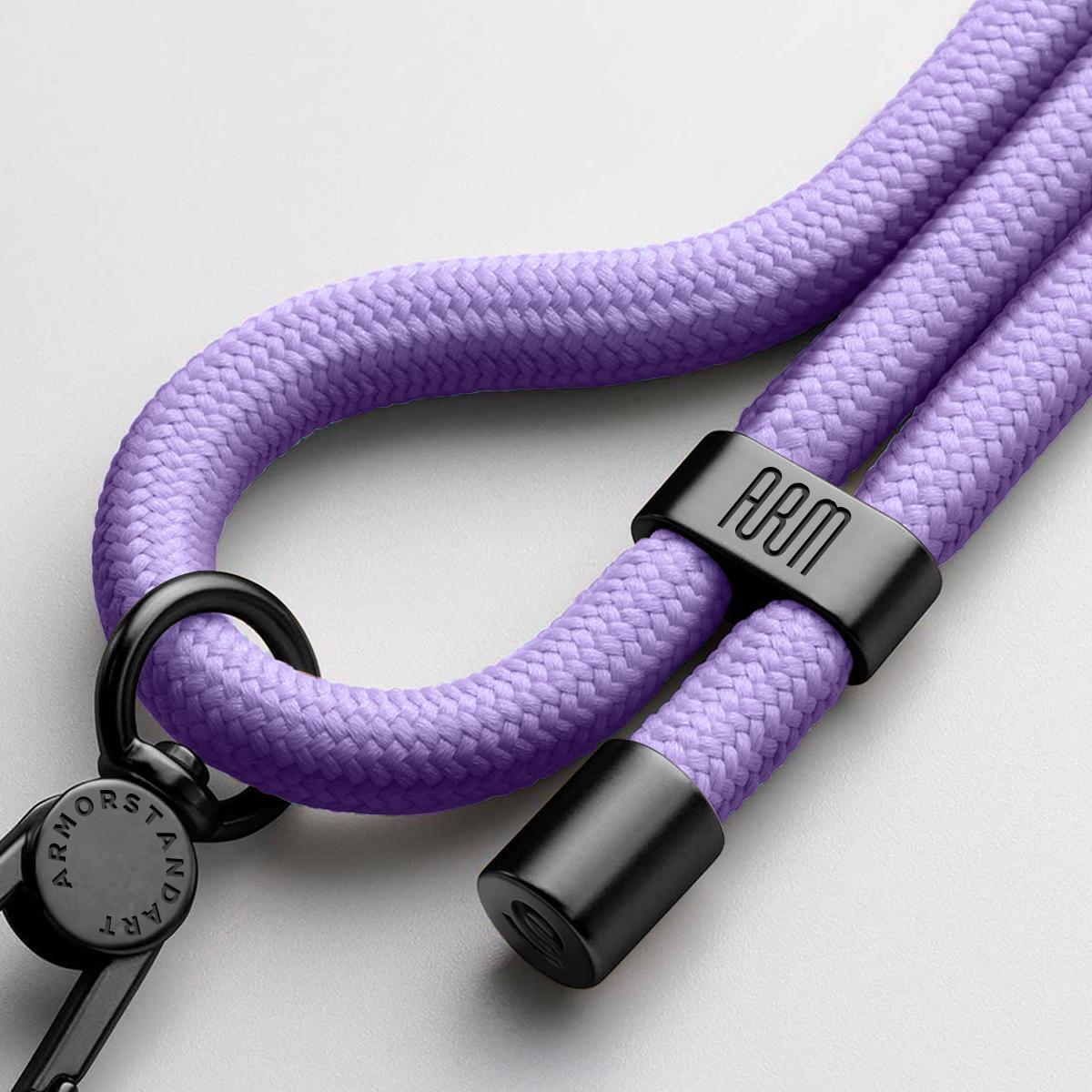 Ремешок для смартфона ArmorStandart Rope Black Lavander with Dark holder (ARM67197) фото 1