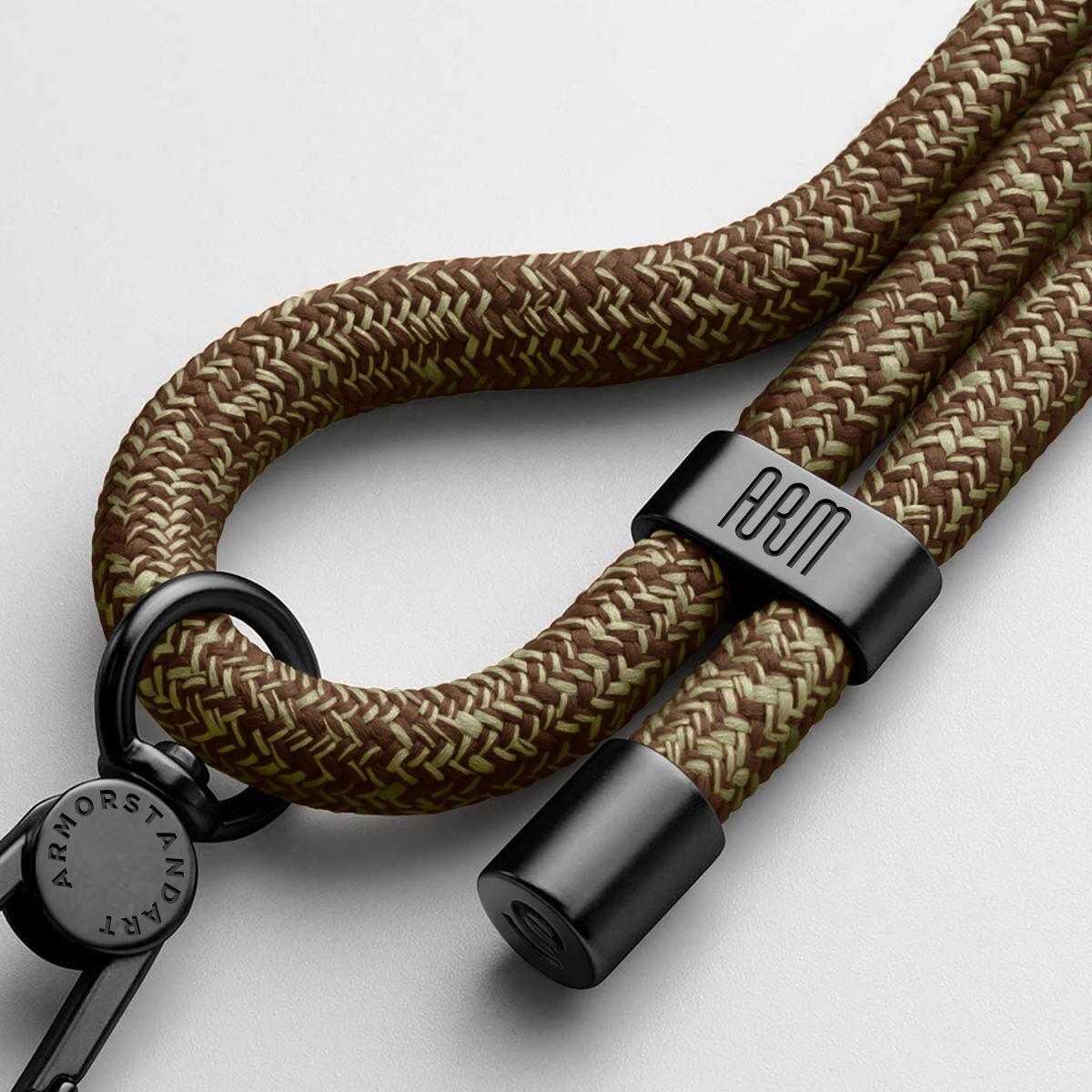 Ремешок для смартфона ArmorStandart Rope Black Amber with Clear holder (ARM67204) фото 1