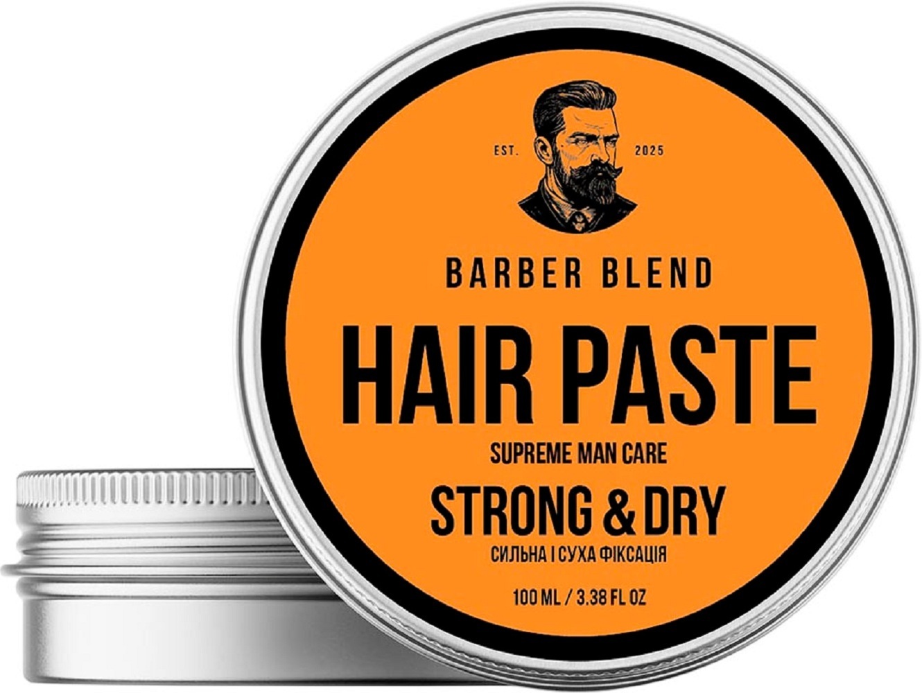 Паста для моделювання волосся Barber Blend Hair Paste strong & dry 100 млфото1
