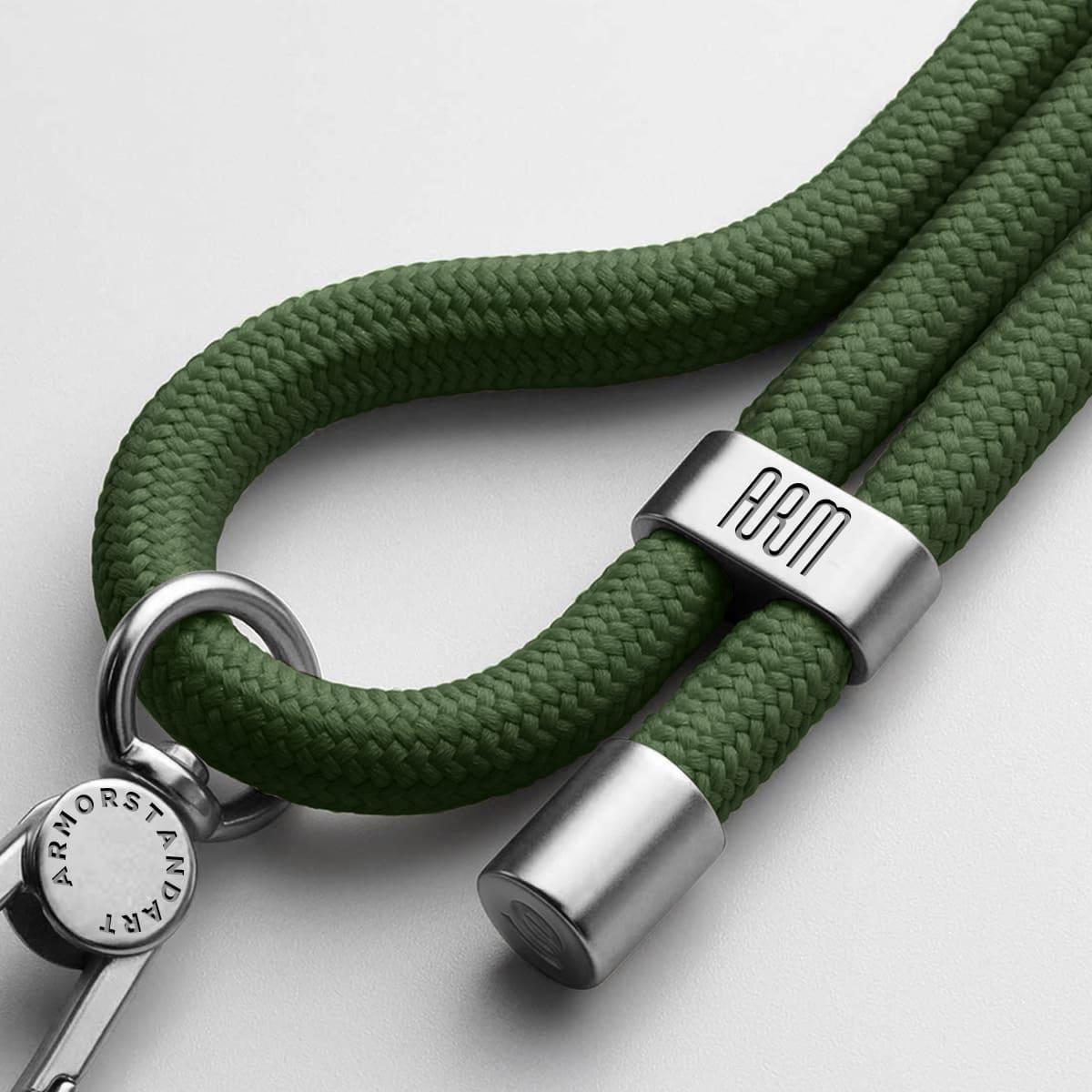 Ремінець для смартфону ArmorStandart Rope Titanium Fern with Clear holder (ARM76102)фото1
