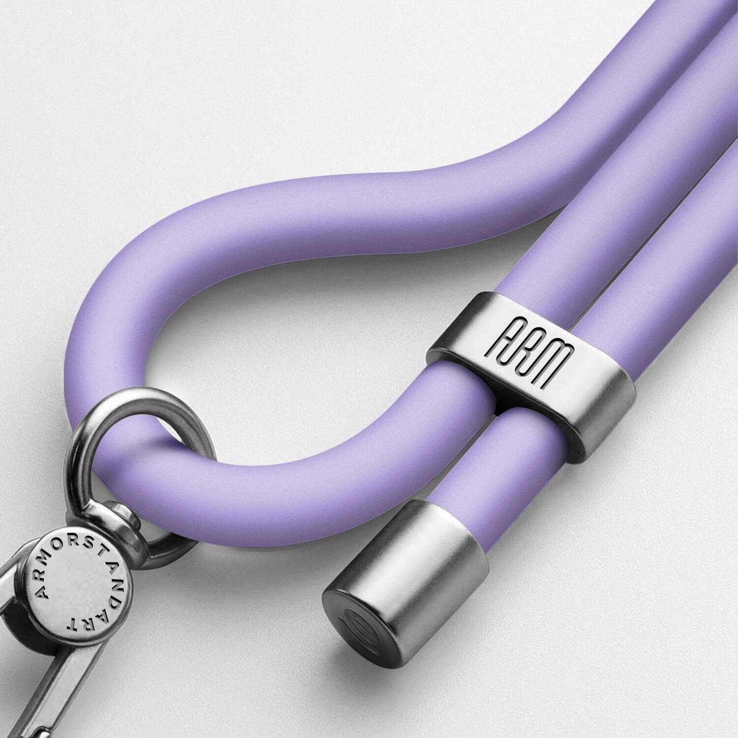 Ремешок для смартфона ArmorStandart Silicone Rope Titanium Violet with Grey holder (ARM76274)