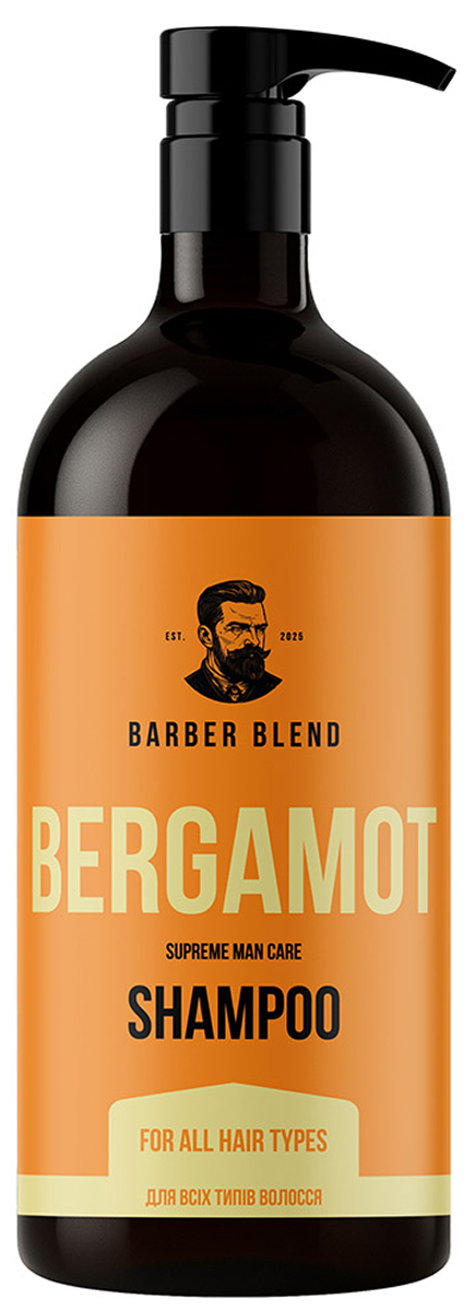 Шампунь Barber Blend Bergamot для всех типов волос 1 л фото 1