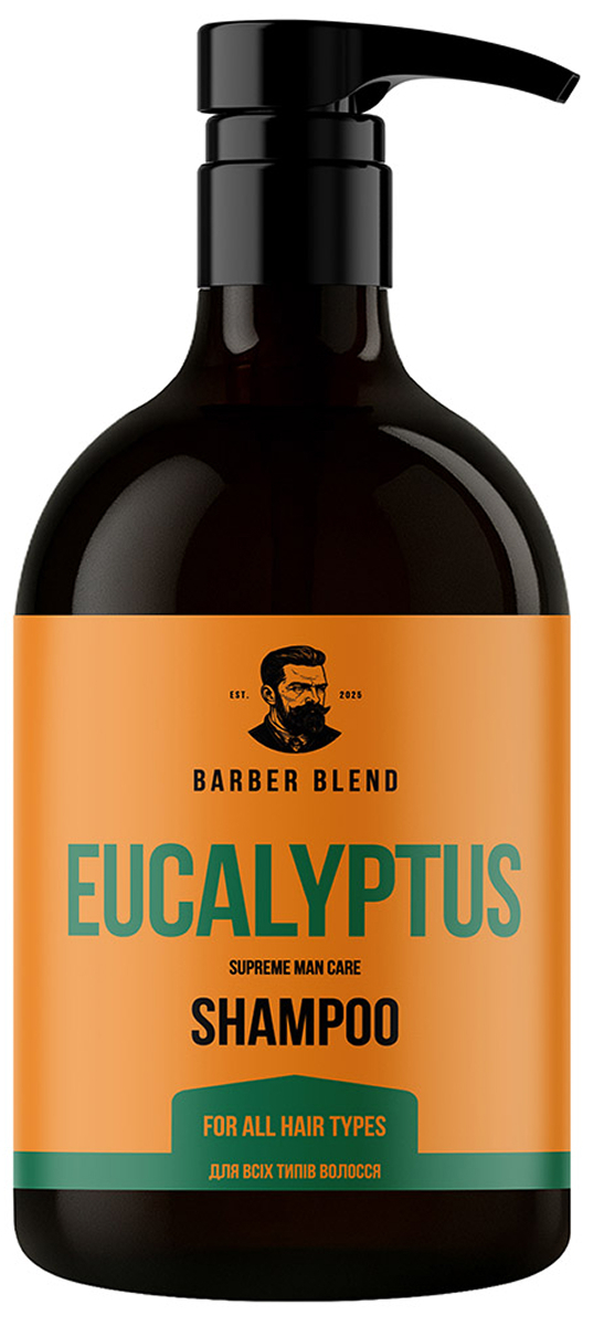 Шампунь Barber Blend Eucalyptus для всех типов волос 500 мл фото 1