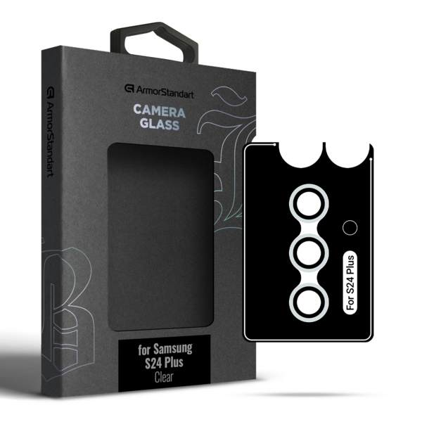 

Защитное стекло для камеры ArmorStandart Supreme Black Icon для Samsung S24 Plus Clear (ARM76615)