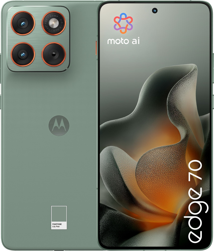 Смартфон Motorola Edge 70 12/512GB Lily Pad (PBA50025RS)фото1