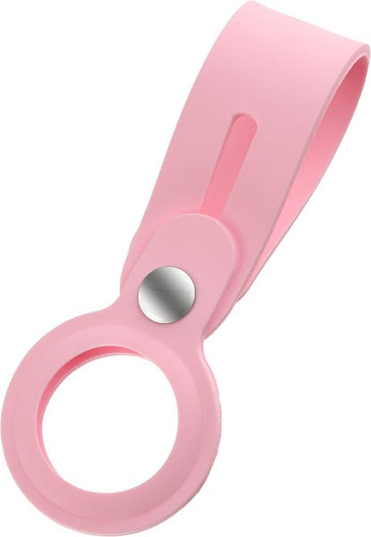 

Чехол-брелок ArmorStandart для AirTag Silicone Loop with Button Pink (ARM59157)