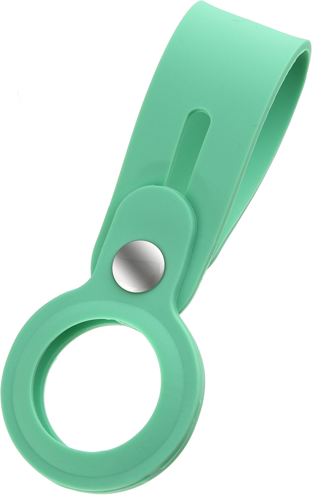 Чохол-брелок ArmorStandart для AirTag Silicone Loop with Button Grace Green (ARM59158)фото1