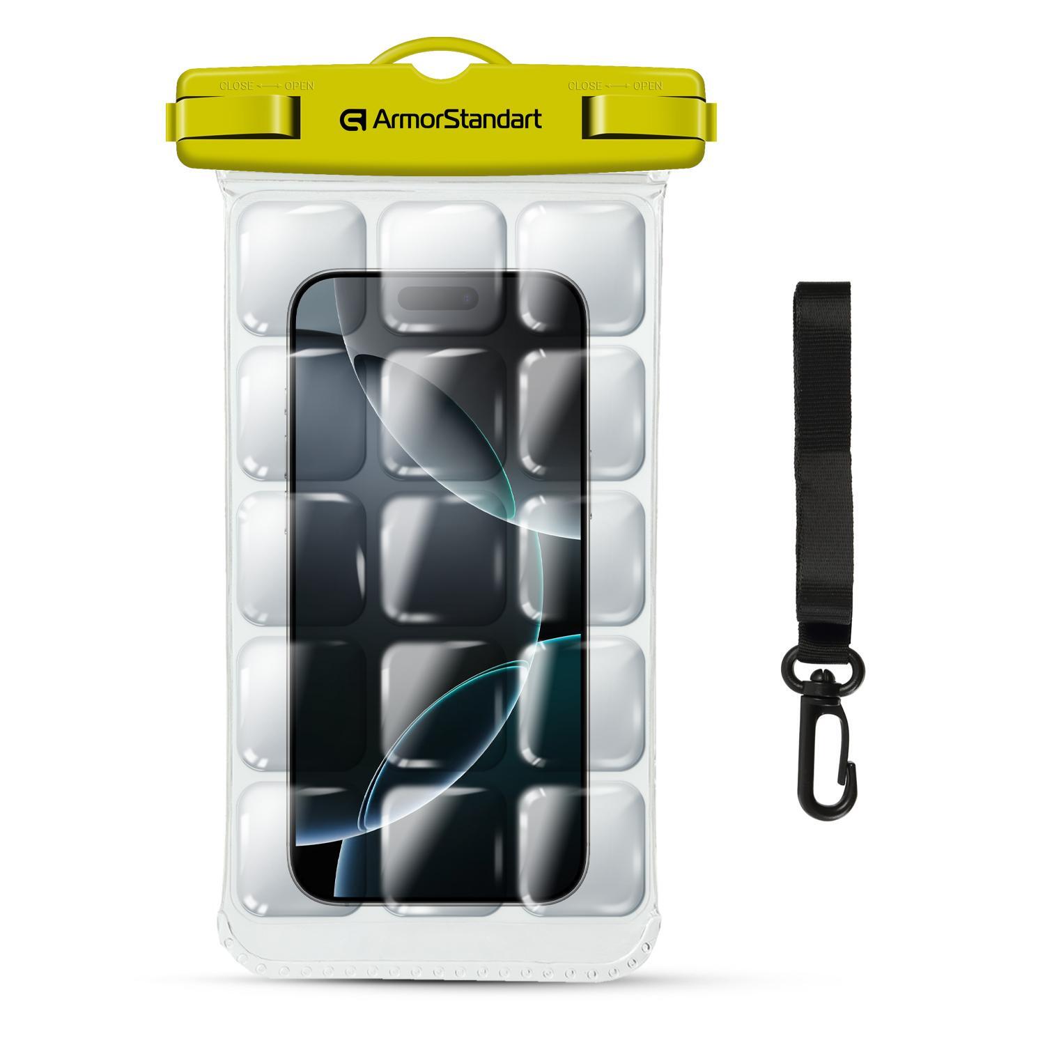 Водонепроникний чохол ArmorStandart CapsulePro Waterproof Floating Case Yellow (ARM59235)фото1