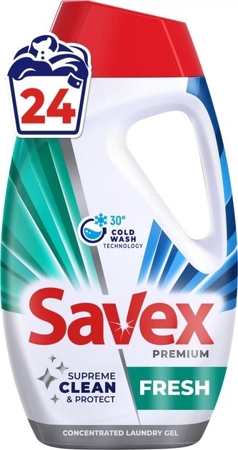 Гель для прання Savex Premium Fresh 960 млфото1