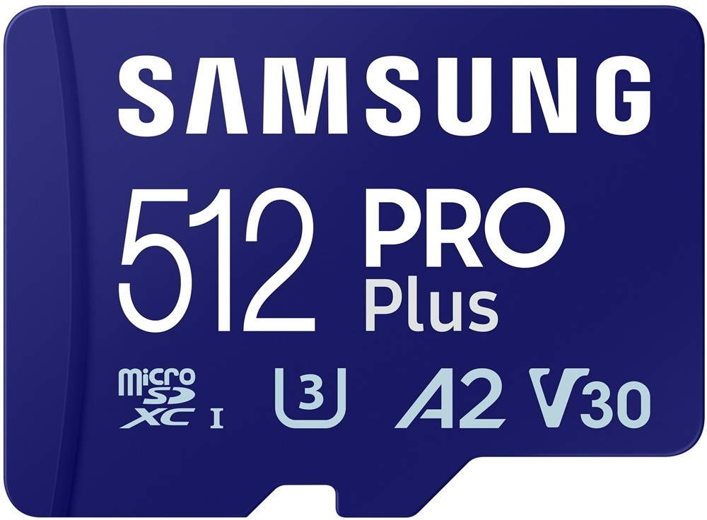 Карта памяти Samsung microSDXC 512GB C10 UHS-I R180MB/s PRO Plus + Reader (MB-MD512SB/WW) фото 1