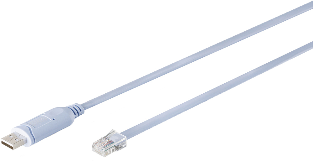 Адаптер DIGITUS USB 2.0 > RJ45 (M/M), FT232RNL, 1.8m (DA-70173) фото 1