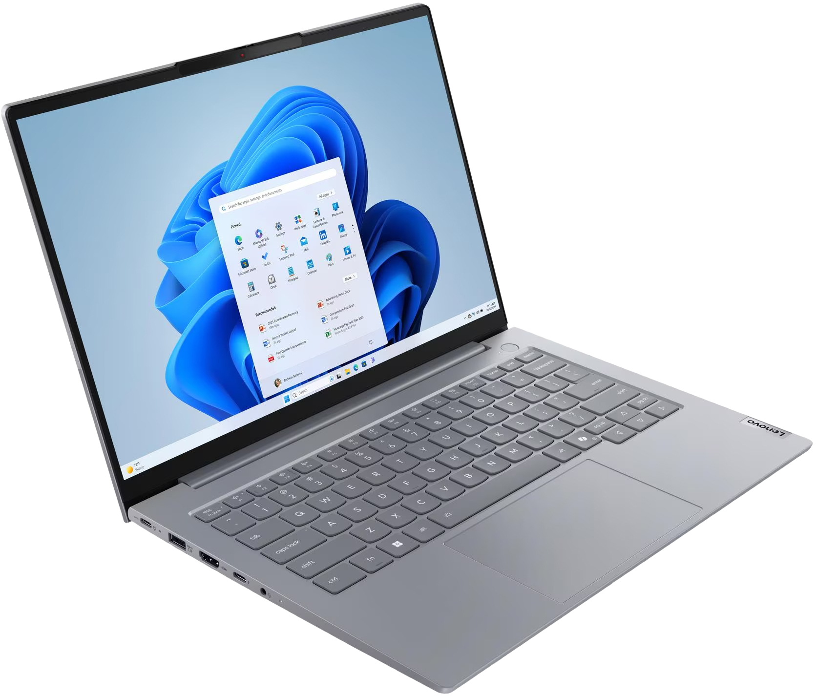 Ноутбук LENOVO ThinkBook 14 G9 IRL Arctic Grey (21UY0064RA)фото1