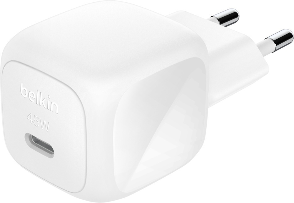 Сетевое зарядное устройство Belkin 45Вт USB-С PD PPS White (WCA013KQWH) фото 1