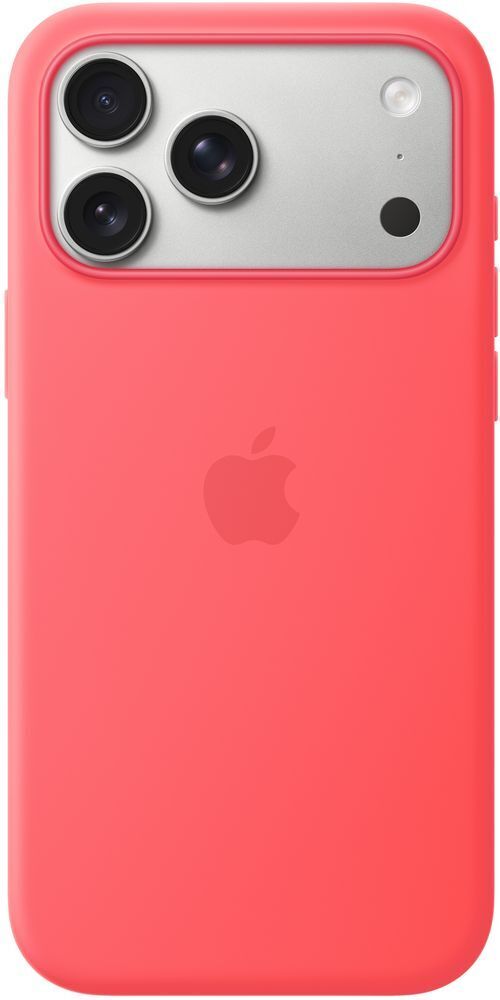 Чехол Apple дляiPhone 17 Pro Max Silicone Case with MagSafe Bright Guava (MHW64ZM/A) фото 1
