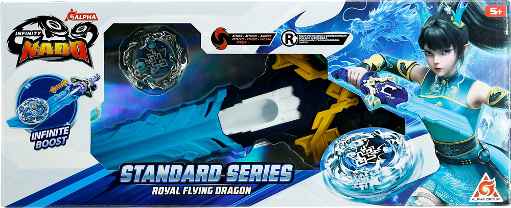 

Волчок Infinity Nado VII Standard series Королевский Летучий Дракон (Royal Flying Dragon) (EU664112)