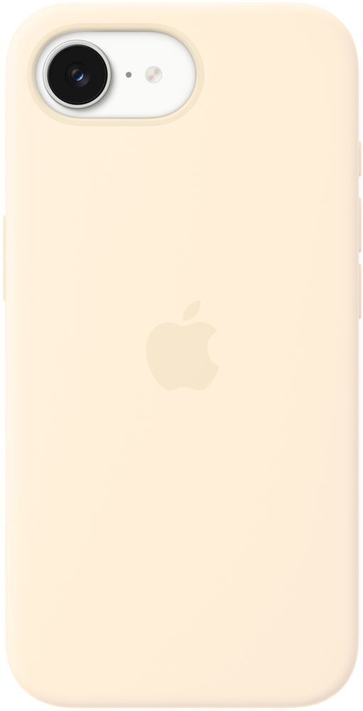Чехол Apple для iPhone 17e Silicone Case with MagSafe Vanilla (MHWG4ZM/A) фото 1